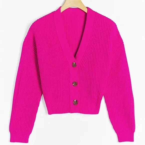 Maeve Sunny Cropped Cardigan - Picture 2 of 9